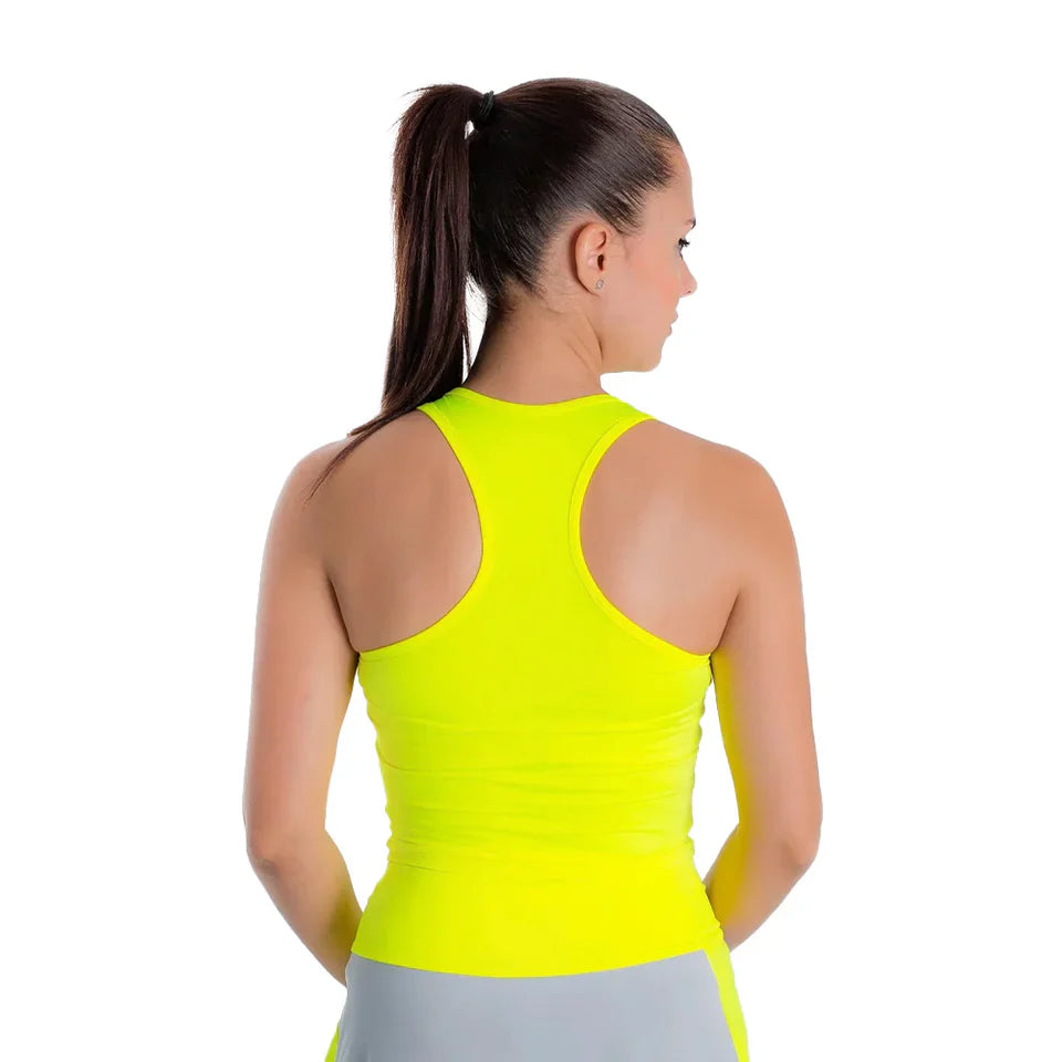 BELEN BERBEL BASICA CORTA YELLOW FLUOR (Maglietta)