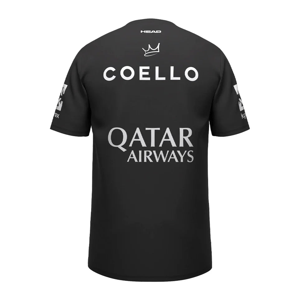 HEAD ARTURO COELLO Nero SS26 (Maglia ufficiale)