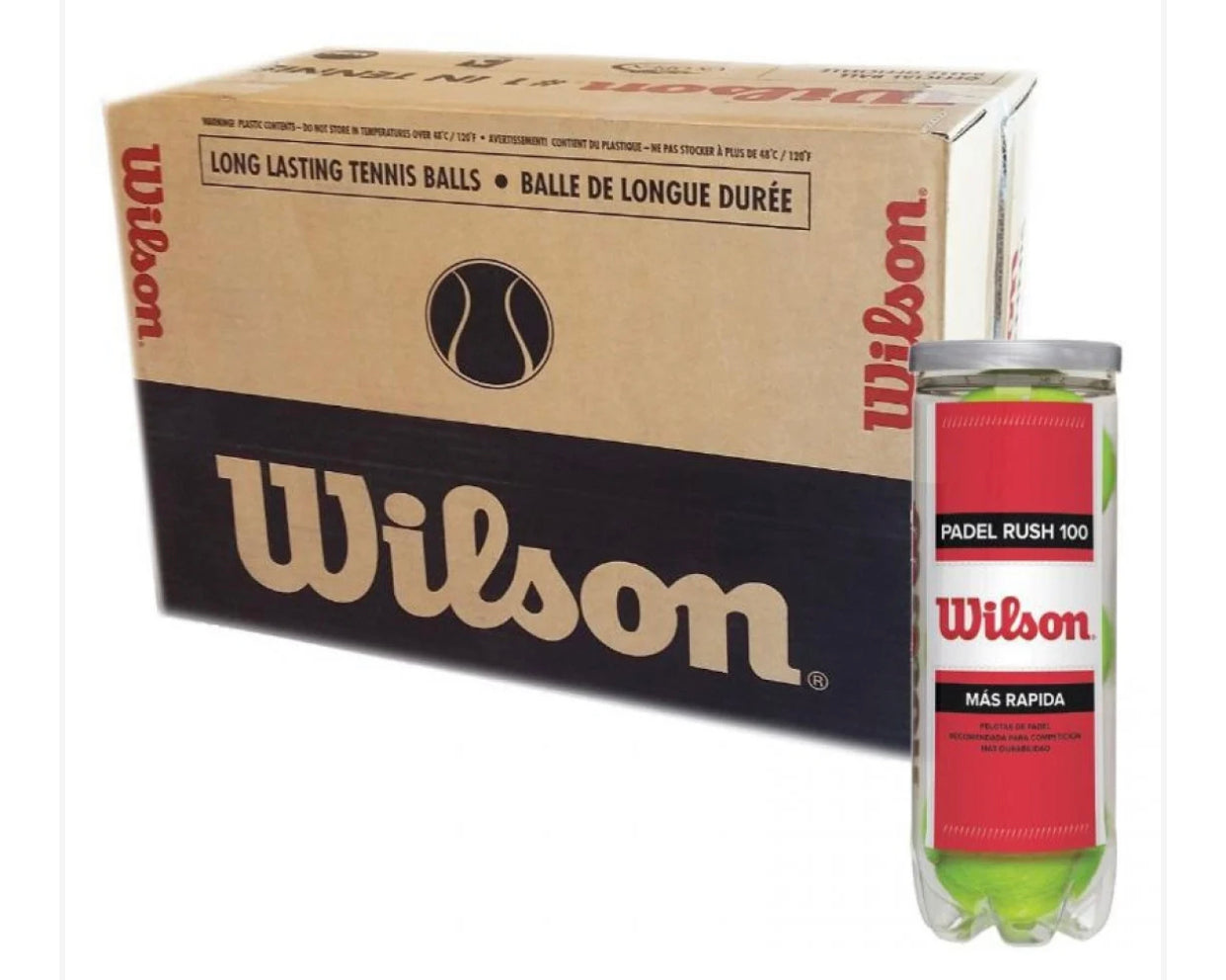 Cajon 72 Balls - 24 Lattine da 3 pezzi - Wilson Rush 100