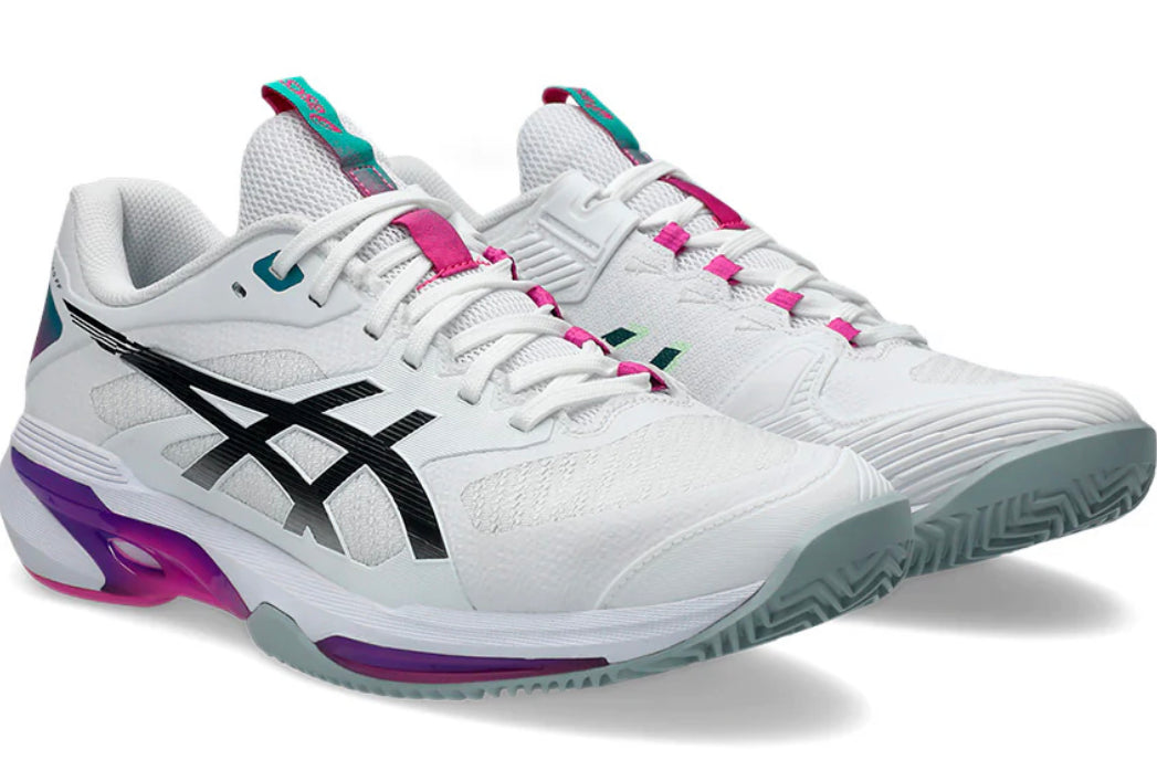 ASICS SOLUTION SPEED FF 4 CLAY WHITE/PURPLE SS26