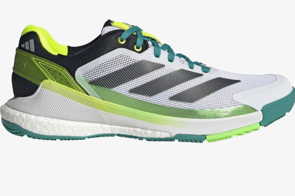 ADIDAS CRAZYQUICK BOOST PADEL M WHITE/GREEN FW25 ALE GALAN