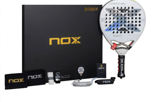 Confezione Nox AT10 Genius Dubai Premier Padel LTD 2025 GoldPadel