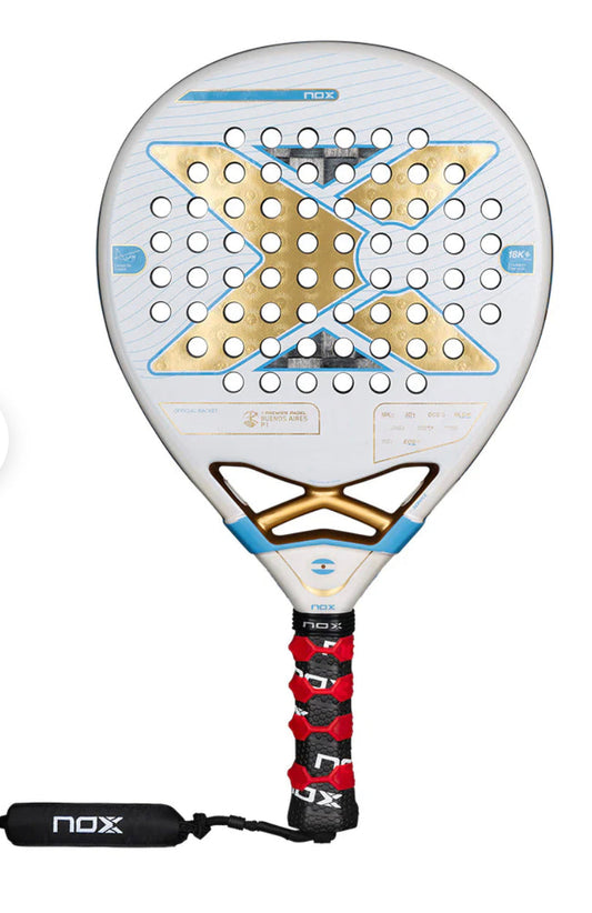 NOX AT10 GENIUS 18K ALUM BUENOS AIRES EDIZIONE EXCLUSIVE AGUSTIN TAPIA 2025 GoldPadel