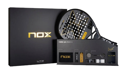 Pack Nox AT Genius LTD 2025 – Agustin Tapia Limited Edition GoldPadel