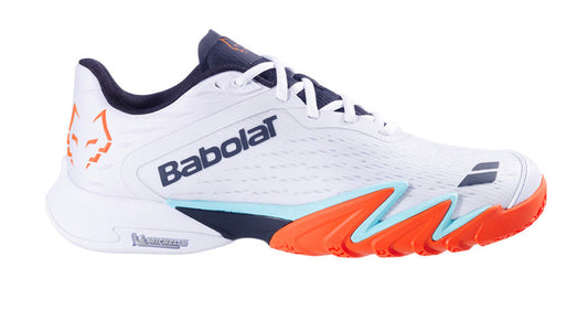 BABOLAT JET PREMURA 3 UOMO BIANCO/ARANCIONE SS26 JUAN LEBRON