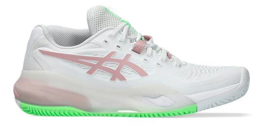 ASICS GEL-RESOLUTION CLAY W WHITE/PINK SS26
